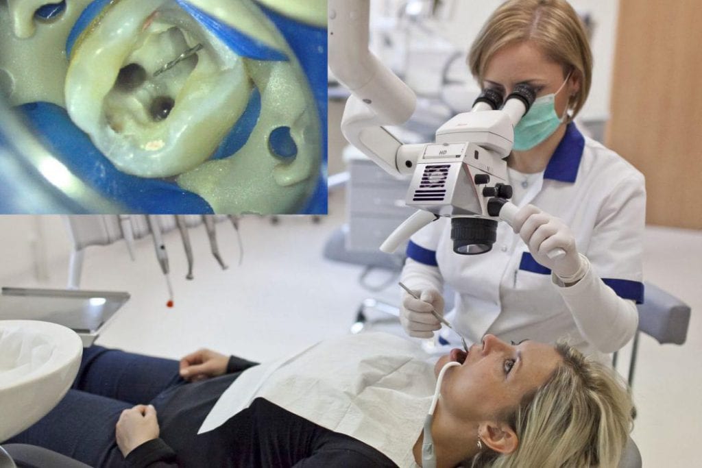 Лечение зубов под первым в России цифровым 3D микроскопом